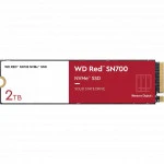 Жесткий диск Western Digital SSD Red SN700 NVMe for NAS WDS200T1R0C SSD (твердотельные), 2 ТБ, M.2, PCIe