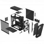 Корпус FRACTAL DESIGN Torrent Compact RGB Black TG Light Tint FD-C-TOR1C-02 Mid-Tower