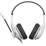 Наушники A4Tech HU-10 HU-10/USB/BLACK+WHITE