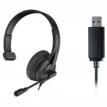 Наушники A4Tech HU-11 HU-11/USB/BLACK