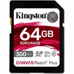 Флеш (Flash) карты Kingston Canvas React Plus SDR2/64GB 64 ГБ