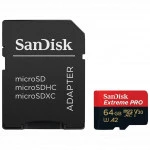 Флеш (Flash) карты SanDisk Extreme Pro SDSQXCU-064G-GN6MA 64 ГБ