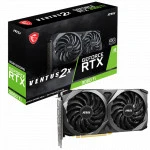 Видеокарта MSI RTX 3060 Ti Ventus 2X OCV1 LHR RTX3060TI VENTUS2X 8G OCV1 LHR (8 ГБ)
