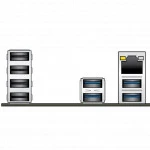 Серверная материнская плата Asus WS C422 DC 90SB08J0-M0XBN1