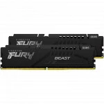 ОЗУ Kingston Fury Beast KF560C40BBK2-64 DIMM, DDR5, 64 Гб (2 х 32 Гб), 6000 МГц