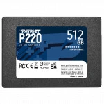 Внутренний накопитель Patriot P220 P220S512G25 SSD (твердотельные), 512 ГБ, 2.5 дюйма, SATA