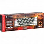 Клавиатура Defender Forge GK-345 Grey 45346 Беспроводная, USB