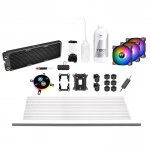 Система охлаждения Thermaltake Комплект для сборки СВО Pacifice C360 Hard Tube CL-W243-CU12SW-A Для процессора