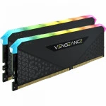 ОЗУ Corsair Vengeance RGB RS CMG32GX4M2E3200C16 DIMM, DDR4, 32 Гб (2 х 16 Гб), 3200 МГц