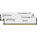 ОЗУ Kingston Fury Beast White RGB KF552C40BWK2-32 (DIMM, DDR5, 32 Гб (2 х 16 Гб), 5200 МГц)