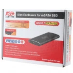 Аксессуар для жестких дисков Agestar Внешний корпус SSD mSATA" 3UBMS2