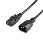 Кабель питания GoPower C14 (m)-C13 (f) 1.8м ПВХ 00-00024537 00-00024536