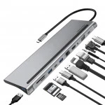 Док-станция Vention USB Type-C 11 в 1 THTHC
