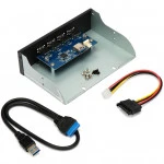Аксессуар для ПК и Ноутбука Gembird Планка на переднюю панель 5,25" FP5.25-USB3-4A