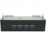 Аксессуар для ПК и Ноутбука Gembird Планка на переднюю панель 5,25" FP5.25-USB3-4A
