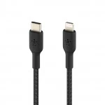 Кабель интерфейсный Belkin BOOST CHARGE™ Lightning to USB-C Cable_Braided CAA004bt2MBK