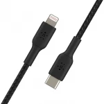 Кабель интерфейсный Belkin BOOST CHARGE™ Lightning to USB-C Cable_Braided CAA004bt2MBK