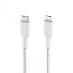 Кабель интерфейсный Belkin BOOST CHARGE™ Lightning to USB-C Cable_Braided CAA004bt2MWH
