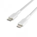 Кабель интерфейсный Belkin BOOST CHARGE™ Lightning to USB-C Cable_Braided CAA004bt2MWH
