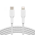 Кабель интерфейсный Belkin BOOST CHARGE™ Lightning to USB-C Cable_Braided CAA004bt2MWH