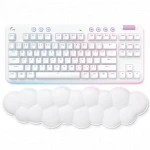 Клавиатура Logitech G715 TKL LIGHTSPEED RGB OFF WHITE 920-010691 Беспроводная, Bluetooth