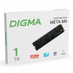 Жесткий диск Digma Meta M6 DGSM4001TM63T SSD (твердотельные), 1 ТБ, M.2, PCIe