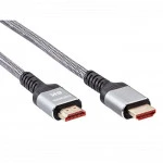 Кабель интерфейсный VCOM Кабель HDMI 19M/M ver. 2.1 8KX60Hz iOpen 1.5m Gray ACG859A-1.5