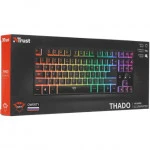 Клавиатура Trust RU GXT 833 THADO 23724 Проводная, USB