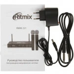 Микрофон Ritmix Микрофонный комплект RWM-221 черный