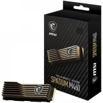 Внутренний жесткий диск MSI SPATIUM M460 PCIe 4.0 NVMe M.2 1TB HS (SSD (твердотельные), 1 ТБ, M.2)