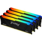 ОЗУ Kingston Fury Beast RGB KF432C16BB2AK4/32 DIMM, DDR4, 32 Гб (4 х 8 Гб), 3200 МГц