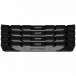 ОЗУ Kingston FURY Renegade Black KF432C16RB2K4/128 DIMM, DDR4, 128 Гб (4 х 32 Гб), 3200 МГц