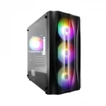 Корпус 1STPLAYER FIREBASE X3-M-BK X3-M-BK-4F2C3 Mini-Tower