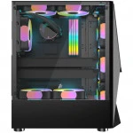 Корпус 1STPLAYER DK-3-BK-1F5M-2F5S Mid-Tower