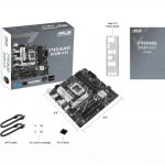 Материнская плата Asus PRIME B760M-A D4-CSM 90MB1D00-M1EAYC Micro-ATX, LGA 1700