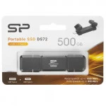 Внешние накопители Silicon Power DS72 SP500GBUC3S72V1K 500 ГБ, Разъём USB Type-C