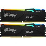 ОЗУ Kingston Fury Beast KF564C32BBAK2-64 (DIMM, DDR5, 64 Гб (2 х 32 Гб), 6400 МГц)