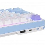 Клавиатура Royal Kludge RK-S98 Taro Milk (Brown Switch) 6977576550625 Беспроводная, Bluetooth