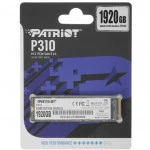Внутренний жесткий диск Patriot P310 P310P192TM28 (SSD (твердотельные), 1.92 ТБ, M.2, PCIe)