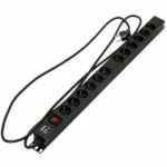 Распределитель питания Hyperline Сетевой фильтр SHE-12SH-S-2.5EU SHE-12SH-S-2.5EU||