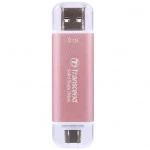 Внешний жесткий диск Transcend TS128GESD310C (128 ГБ, Интерфейс USB-C)