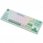 Клавиатура Royal Kludge R87 Pro Sky Cyan (Brown Switch) 6977576550717 Проводная, USB