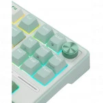 Клавиатура Royal Kludge R87 Pro Sky Cyan (Brown Switch) 6977576550717 Проводная, USB