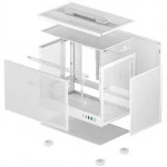 Корпус Deepcool CH160 MESH WH R-CH160-WHNMI0-G-1 (Mini-Tower)