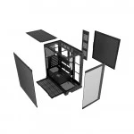 Корпус 1STPLAYER Mi8-BK-3FBR1FBC1 Черный (Mid-Tower)