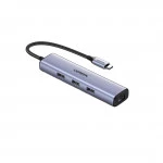 Аксессуар для ПК и Ноутбука UGREEN CM475/60600, 3*USB3.0A, 1*RJ45
