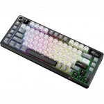 Клавиатура Royal Kludge L75 Knight Black (Beige Switch) 6935280827082 Беспроводная, Bluetooth