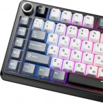 Клавиатура Royal Kludge L75 Knight Black (Beige Switch) 6935280827082 Беспроводная, Bluetooth