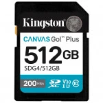 Флеш (Flash) карты Kingston Canvas Go Plus Gen4 C10 SDG4/512GB 512 ГБ