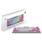 Клавиатура MSI FORGE GK600 TKL W VIOLET RU Беспроводная, USB